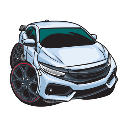 Honda Civic SI Sticker - Car Decal