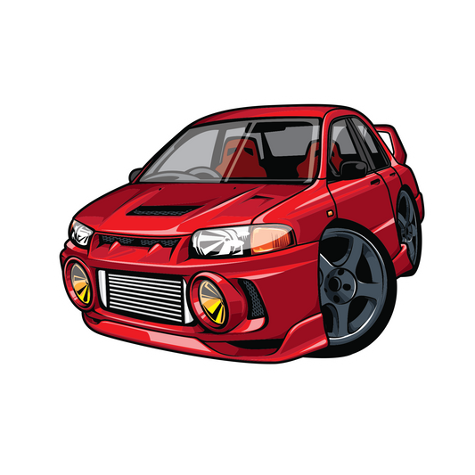 Mitsubishi Lancer Evolution Sticker - Car Decal