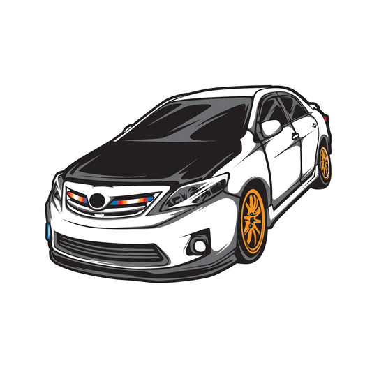 Toyota Camry V6 Sticker - Car Decal