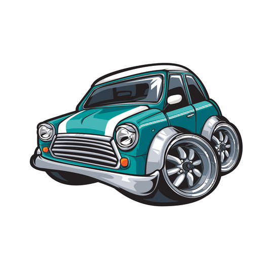 Mini Austin Sticker - Car Decal