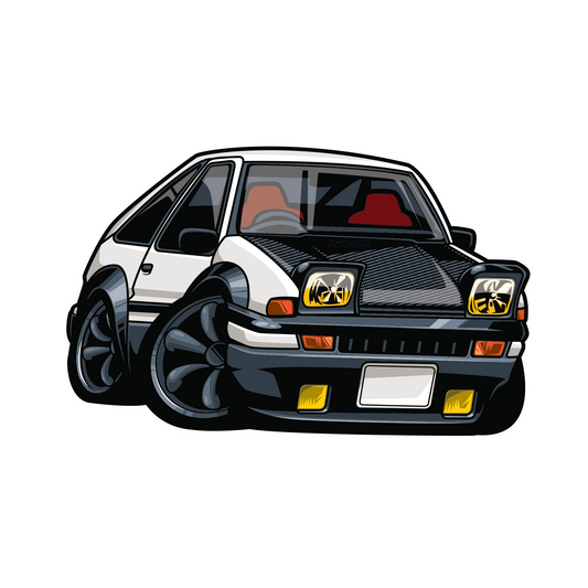 Toyota Trueno GT Apex Sticker - Car Decal