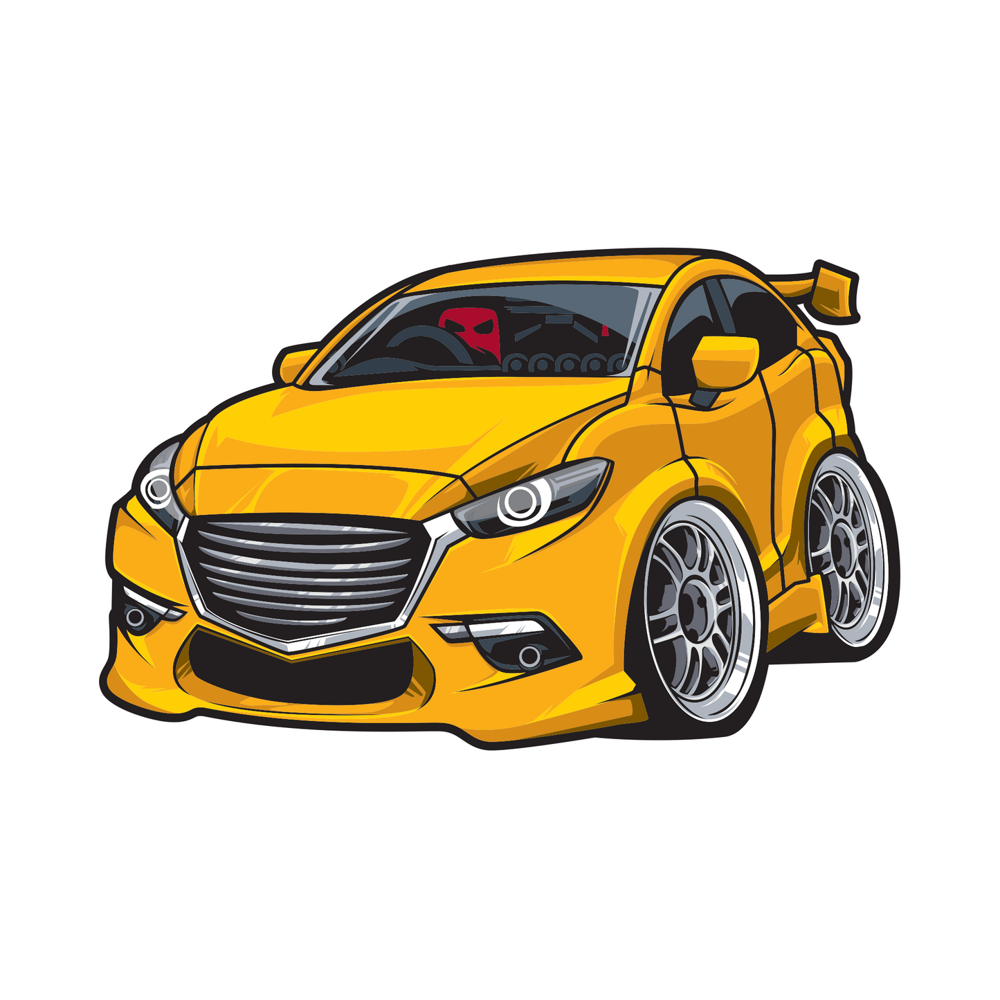 Mazda 3 Sticker - Car Decal