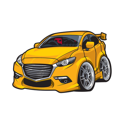 Mazda 3 Sticker - Car Decal