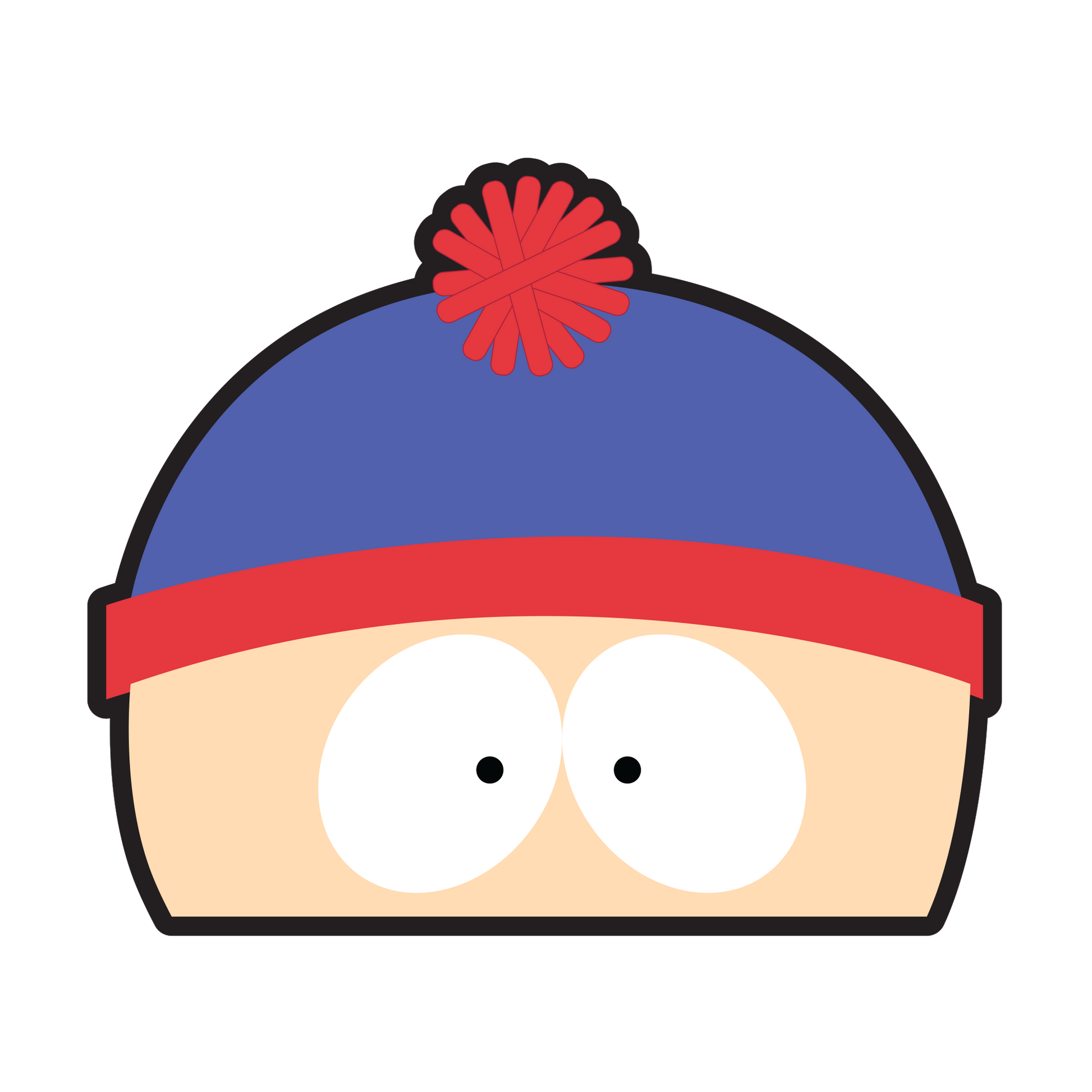 Stan Peeking Peek Window Sticker South Park