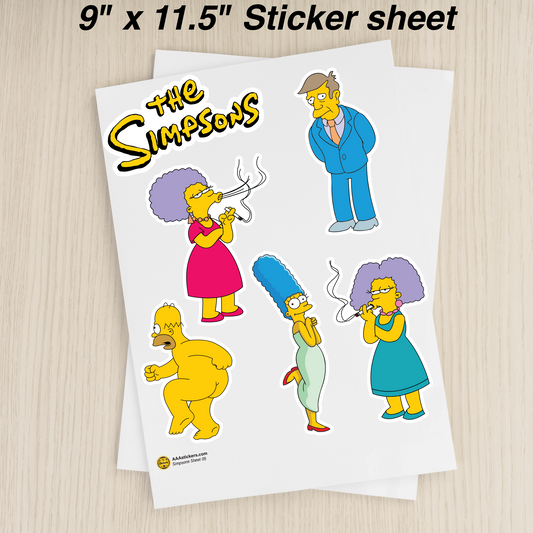 The Simpsons Sticker - Anime Decal