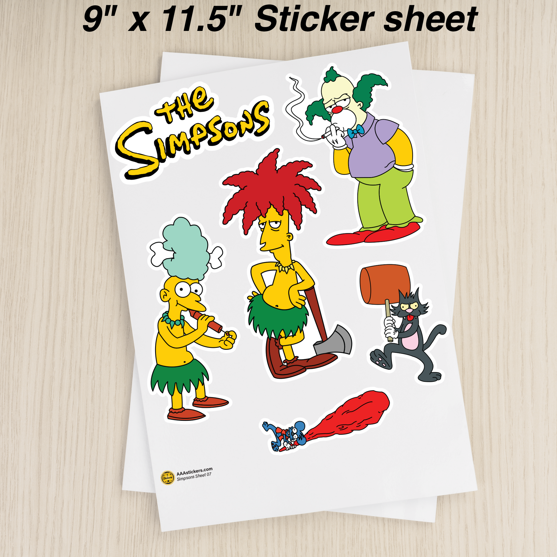 The Simpsons Sticker - Anime Decal