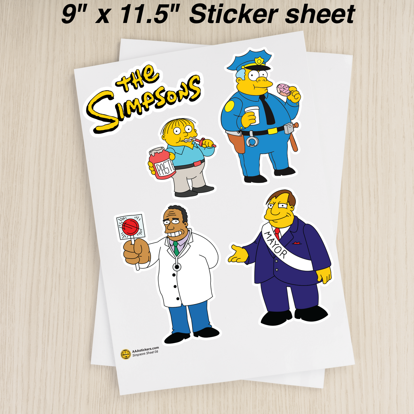 The Simpsons Sticker - Anime Decal