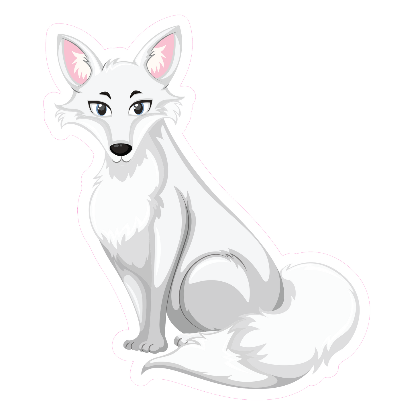Cute Fox Sticker - Animal Decal