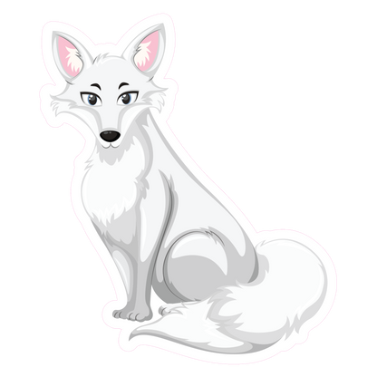 Cute Fox Sticker - Animal Decal