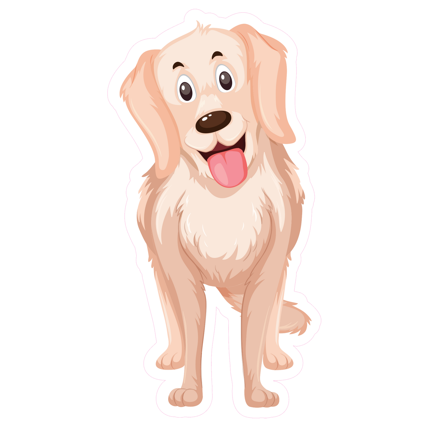 Cute Dog Sticker - Animal Decal