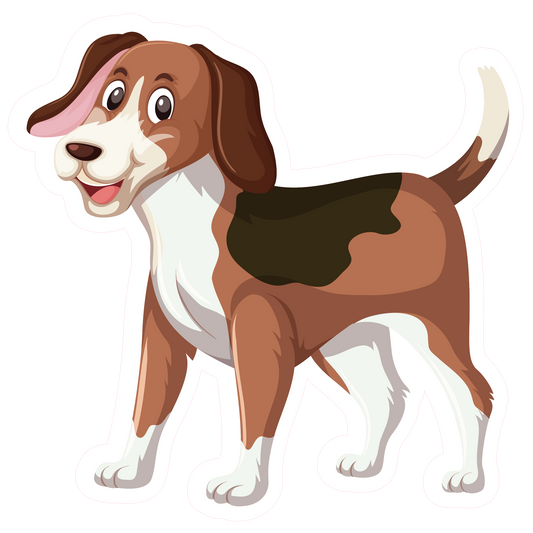 Cute Dog Sticker - Animal Decal