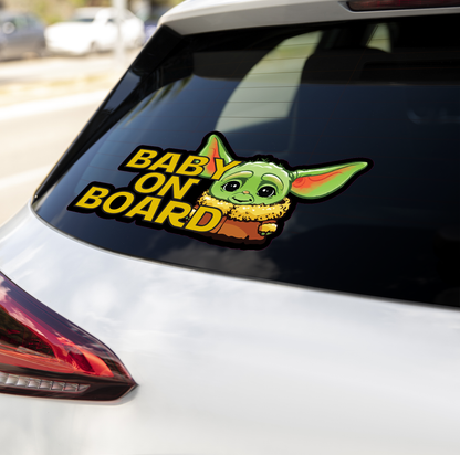 Baby Yoda (Star Wars) Sticker - Baby on Board