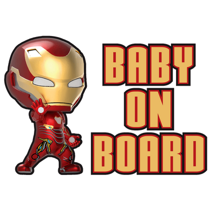 Ironman Sticker (Marvel) - Baby on Board