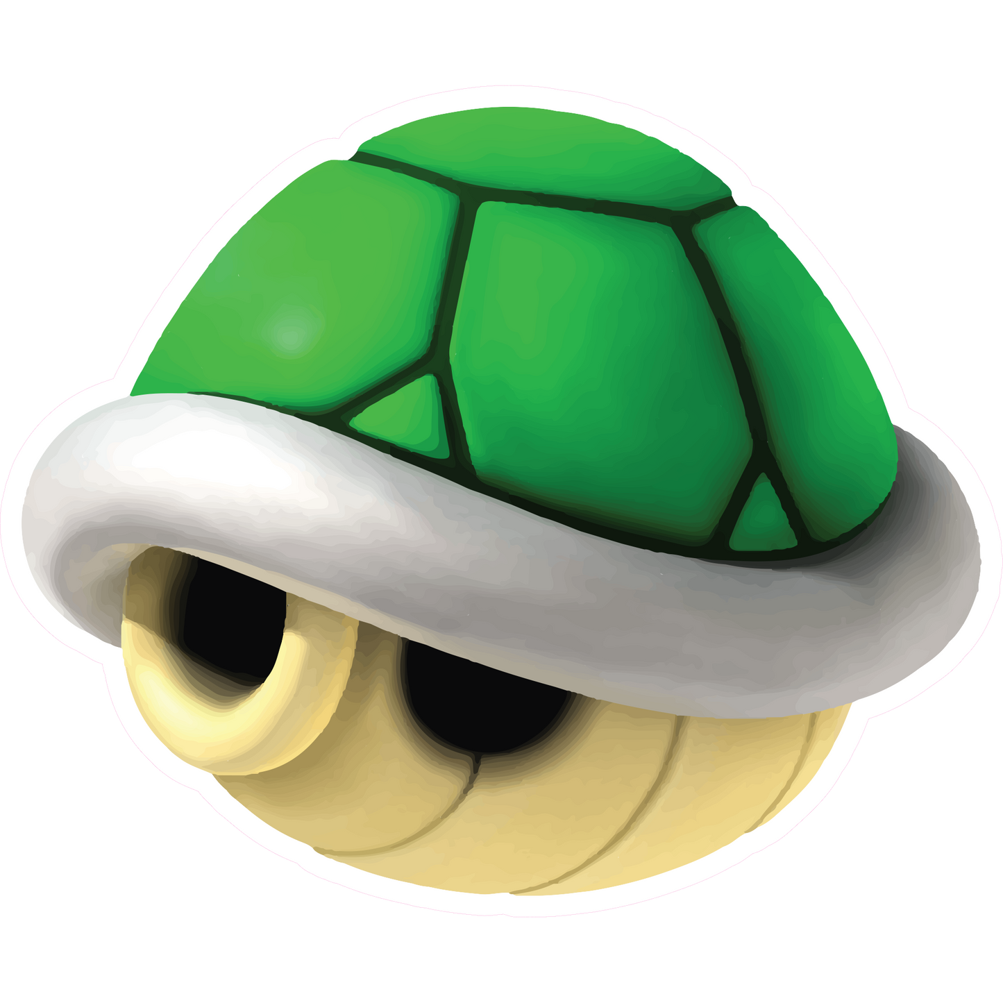 Turtle Shell Mario Bros Sticker - Various Decal