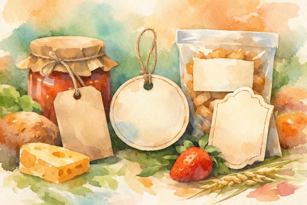 Etiquetas para alimentos que venden y protegen