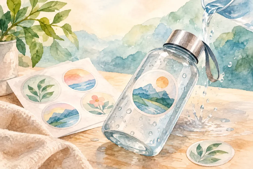 Cómo hacer waterproof labels para tu marca