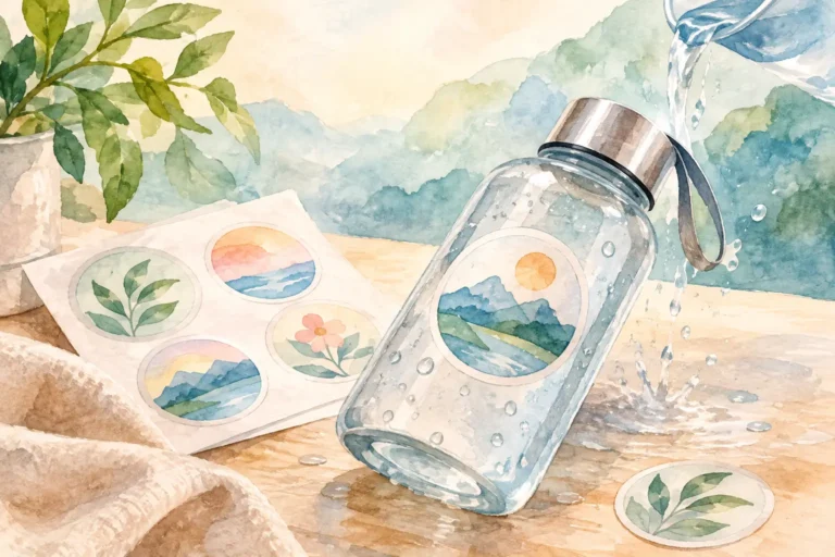 Cómo hacer waterproof labels para tu marca
